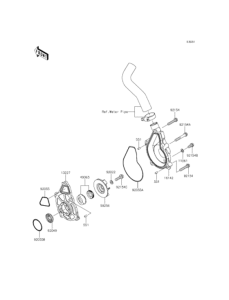 EX400 Водяной насос