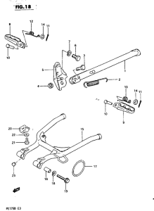PE175 Support reposepieds