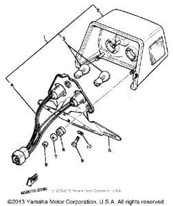XJ550RK Фонарь