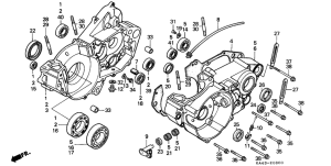 CR250R Картер двигателя