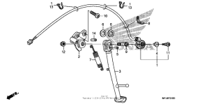 CBR600RR (ABS) Подножка