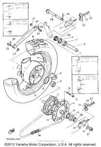 FJ1200AC Переднее колесо