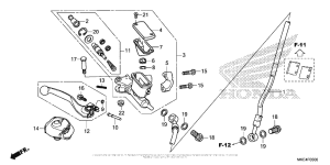  Передний главный тормозной цилиндр
