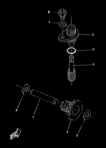 TZR50 Engranaje de transmision