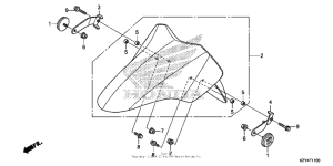 PCX150 Переднее крыло