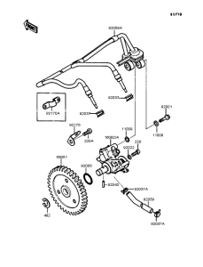 KR250 Масляный насос и фильтр