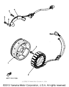 XV750K Ac generator