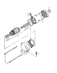 GS1000 Стартерный мотор