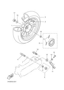 CW50 Переднее колесо