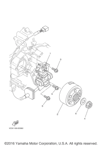 YZ125H2 Генератор