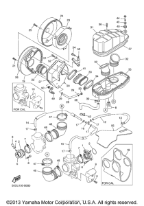 XVS1100ATR Впускная система