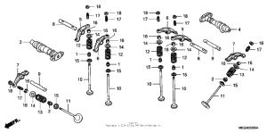 VT750CA Распределительный вал
