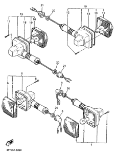 XT600E Luz intermitente