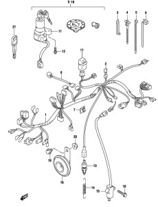 GS500 Жгут проводов