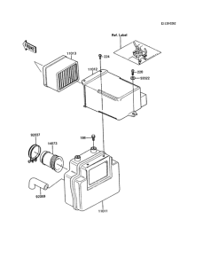 Z305 Воздушный фильтр