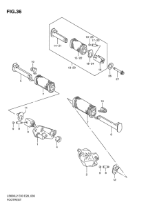 LS650 Подножки