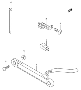 DR-Z400 Задний фонарь