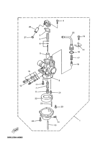 YN100 Карбюратор