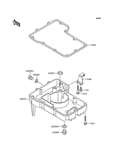ZX400 Маслянный поддон