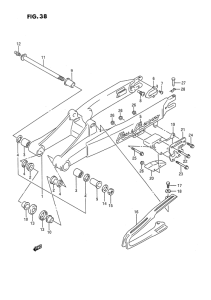 RMX250 Маятник задний