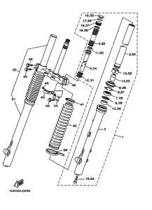  Вилка передней оси