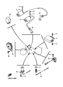 XVS1100A XVS1100AT Equipo electrico
