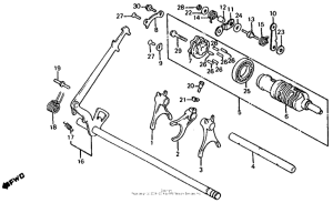  Вилка переключения передач