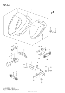 VZ800 Rear Combination Lamp (Vl800T  E03)