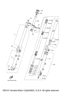 FZ07FR Передняя вилка