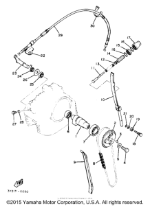 XT250J Camshaft - chain