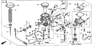 VT600CD Carburetor ('02 / '03)
