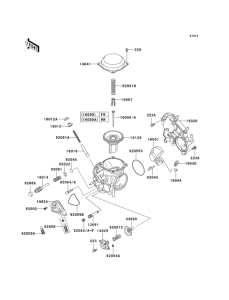 VN750 Carburetor parts(1 / 2)