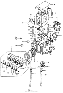 CB400 Воздушный фильтр