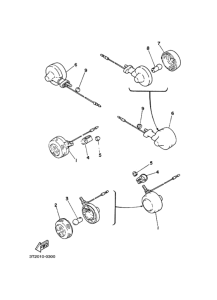MR50 Rear flasher light assy