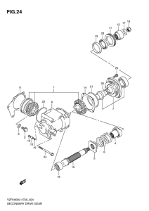 VZR1800 Secondary drive gear