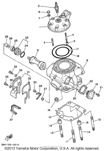WR250Z Головка цилиндров