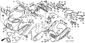 VFR750R Cowling comp