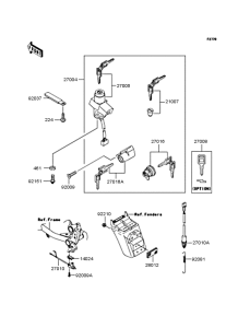 KLE500 Замок зажигания