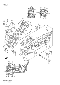 UH125 Картер двигателя