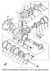 XS850G Промежуточный ведущий вал