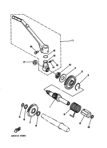TY250 Муфта стартера