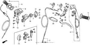 CR500R Switch + cables