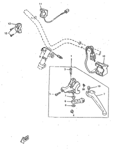 CW50RSP Handle switch. lever