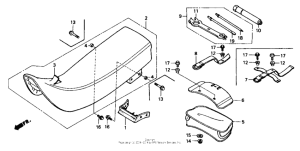 XR600R Сиденье