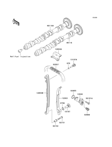ZR1000 Распред вал