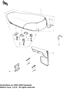 MC1 Seat / chain cover