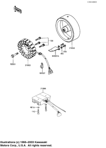 KZ1100 Generator / regulator