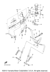 YZF-R6 Главный тормозной цилиндр