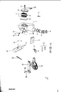DR-50 Air cleaner, toolsbox and cover front forks