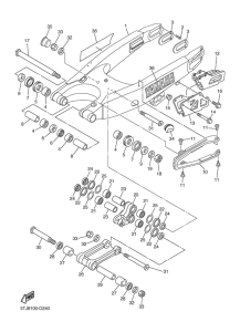 WR250FT Бугель
